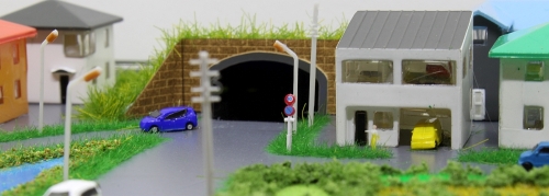 Mini- Kofferanlage mit Triebwagen
